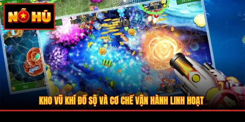 Kho vũ khí đồ sộ và cơ chế vận hành linh hoạt